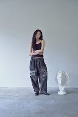 FOG JACQUARD MU-WI SWEAT PANTS (Charcoal)