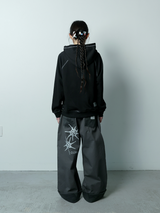 RICENE CAMO ROLL UP COTTON PANTS