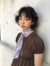 Misty Bloom scarf (3color)