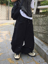 スワンナイロンカーペンターパンツ 3C