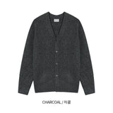 カシミアハッチラウンドカーディガン / Cashmere Hacchi Round Cardigan (7 colors)