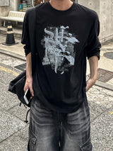 シグマプリンテッドロングスリーブTシャツ