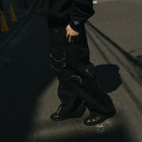FAITH FADE - Raw Edges Baggy Pants