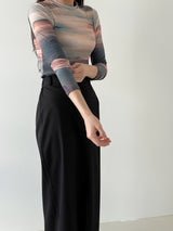 Sunset printing crop T 