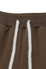 Fluffy Jogger Pants (Brown)
