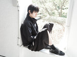 [DOJINOI] DRAFT CROP WINDBREAKER BLACK