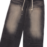 25SS ウエストストリングカーペンターパンツ ブラック