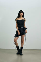 NYX MINI DRESS / BLACK