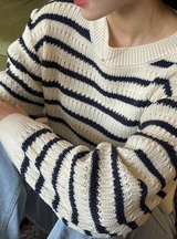 EN Casual Border Crop Knit (3color)