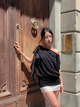 [Ofom] LOOSE MINI DRESS