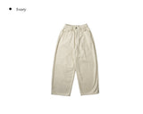 Forman Corduroy Brushed Adjust Wide Pants