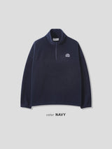 ルアーフリースハーフジップアップTシャツ (5color)