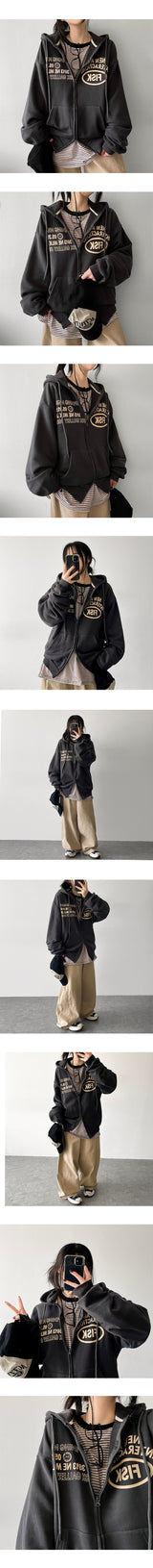 It's a two-way hoodie