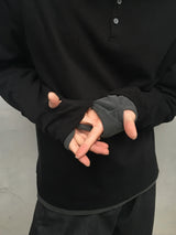 バーダブルヘンリーネックロングスリーブ 3C