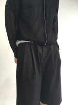 herring bermuda denim slacks(2colors)