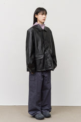 Web Leather Jacket
