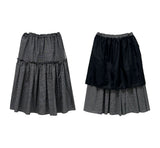 Soft Check Skirt