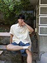 ジェイストライプ半袖Tシャツ