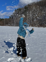 Blue Bear Hooded Padding (4 Colors)