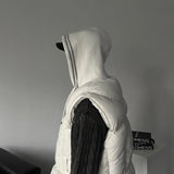 OWN Knitwear Hooded Padded Vest (2 colors)