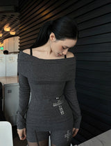 Cross off shoulder