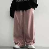 Burnlet incision wide banding pants (7 colors)
