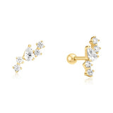 gold constellation barbell single piercing E070-10G