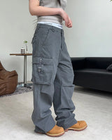 Cardin Washed Strap Cargo Pants