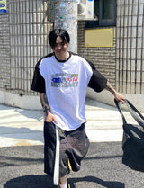 No.0791 MAFE ラグランハーフTシャツ