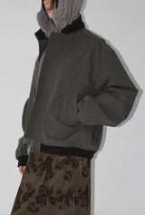 HIDDEN BUTTON TANKER JACKET
