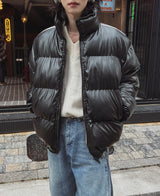 ラテトラック2wayレザーパディングジャケット