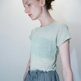 Like ribbed tee mint