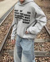 Stay Lettering Cropped Hoodie