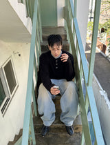 No.1407 HホックヘンリーネックT (4color)