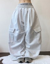オーバービッグカーゴワイドバルーンロングパンツ🩶🖤🤍3カラー