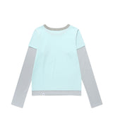 W STRAWBERRY LAYERED LS TEE MINT(CV2FFFT551A)