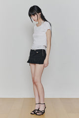 PETALINE LACE TEE white
