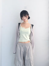 soft lace sleeveless shirt