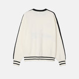 ASCLO セイントバイカラーニットジップアップ (2color)