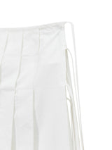 (W) Has Pleats Wrap Skirt