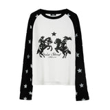SEXXDEVIL "DESIRE" スターワッフルTシャツ