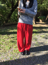 リッカーバンディングワイドスウェットパンツ（3c）