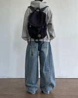 Dart Balloon Denim Pants 3C