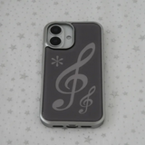 note Charcoal Gray Silver Epoxy Case