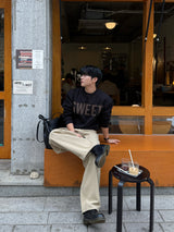Drop curved dart pants