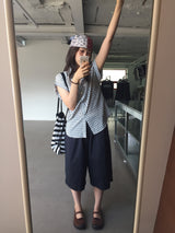 ニットストリングバックパック (2color)