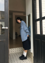 スナップバミューダパンツ