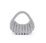 Bubble Knit Bag (Silver)