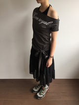 ボーントゥービーオフショルダーTシャツ (2color)