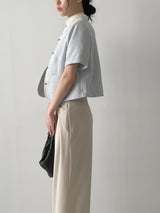 [Summer ver.] Launer Pocket Two-Tuck Wide Slacks